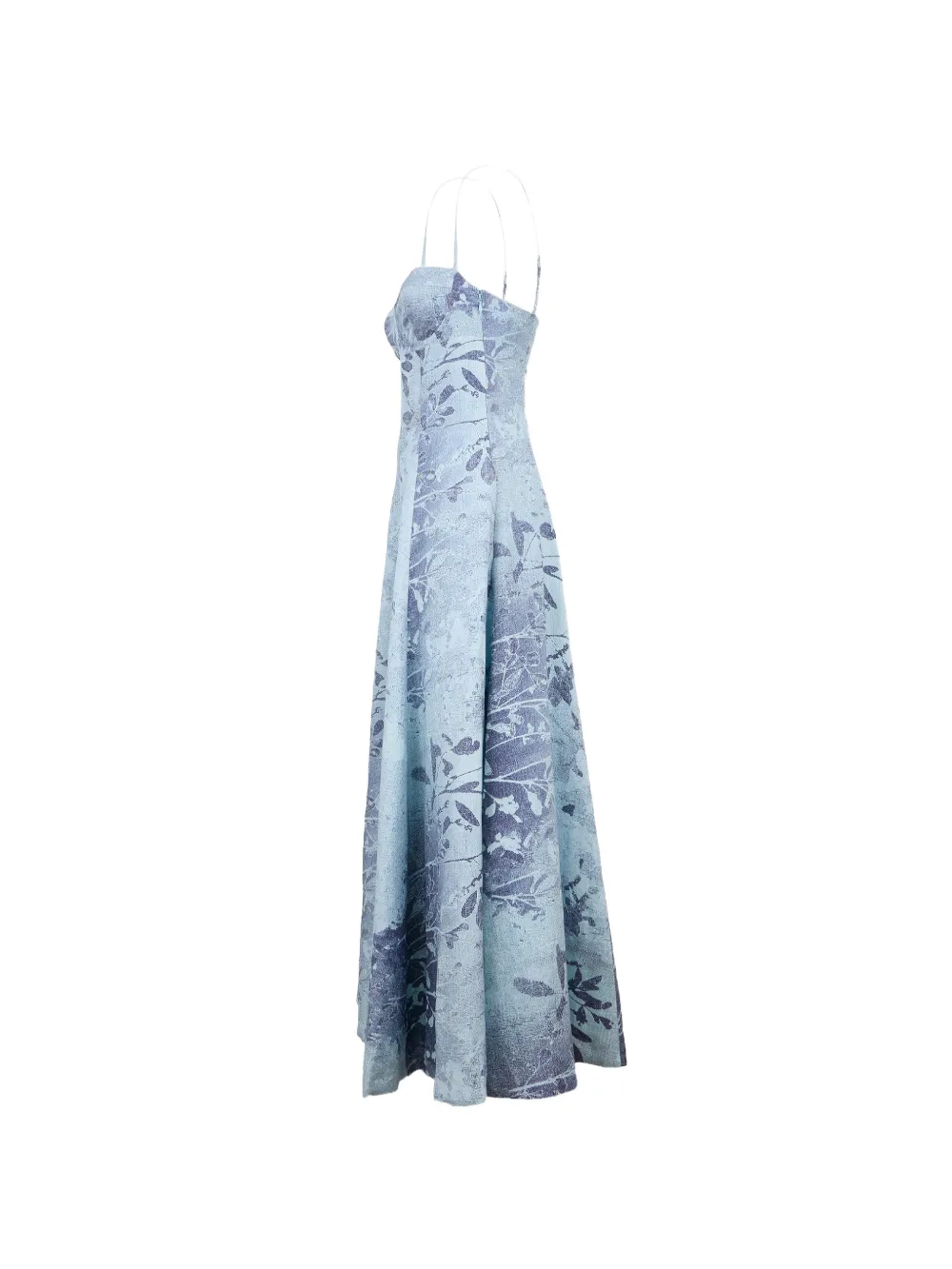 SIMKHAI Maxi-jurk met bloemenprint Blauw