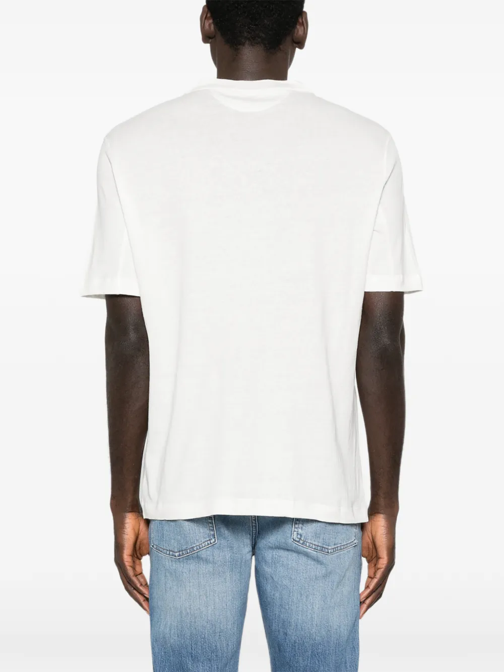 Brunello Cucinelli T-shirt met ronde hals Wit