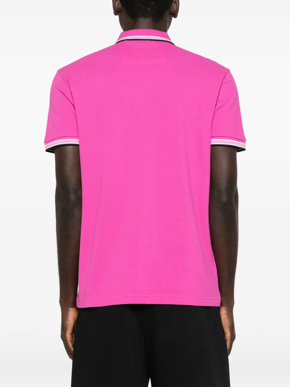 BOSS Poloshirt met korte mouwen Roze