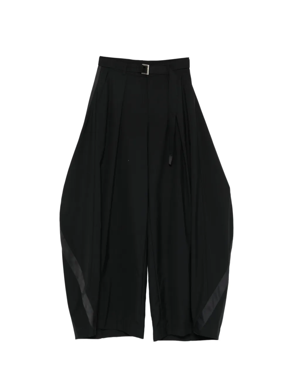 sacai belted trousers - Nero