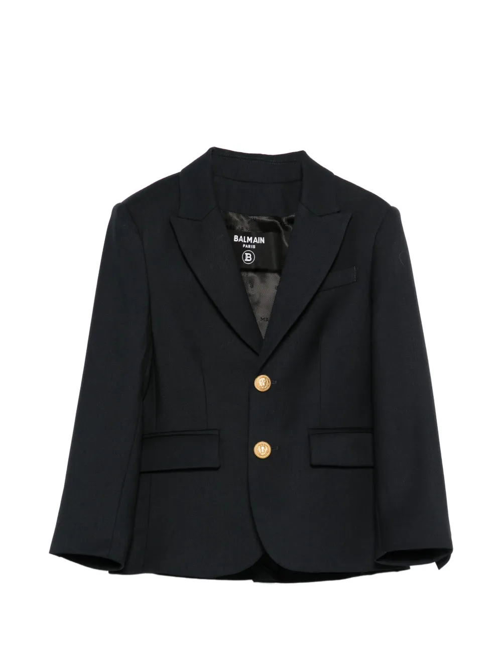 Balmain Kids button-up blazer - Blu