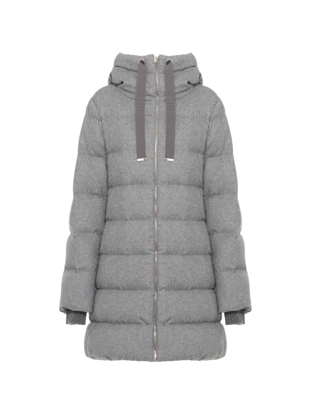 Herno quilted-pattern padded coat - Grigio