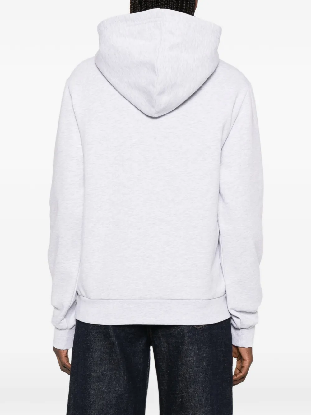 A.P.C. Hoodie met geborduurd logo Grijs