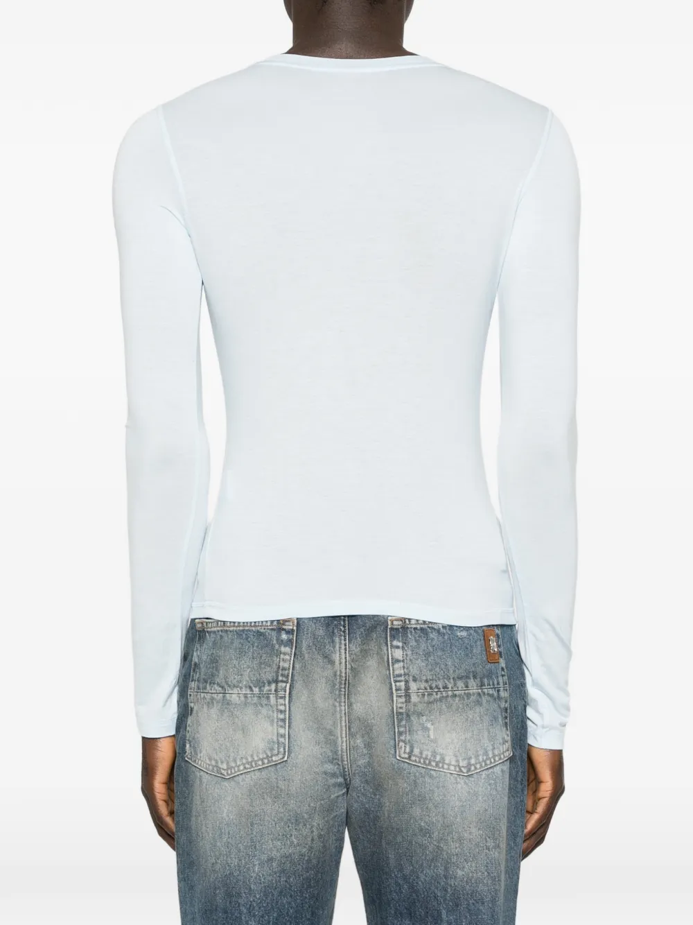 Casablanca T-shirt met lange mouwen Blauw