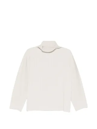 Pleats Please Issey Miyake A-Poc Shell Pleated mock-neck Top