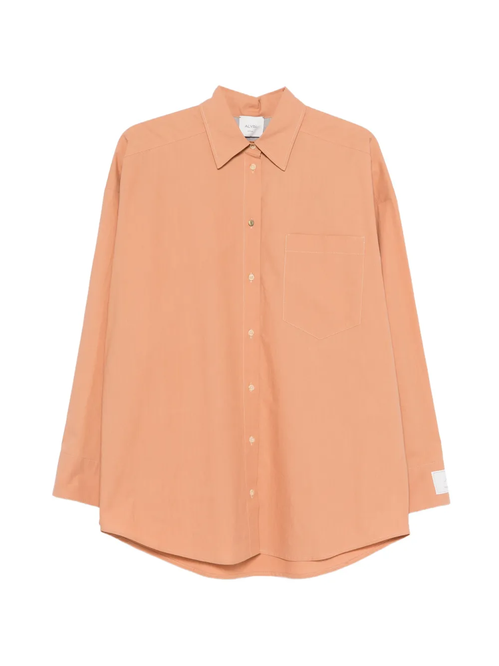 Alysi pocket shirt - Arancione