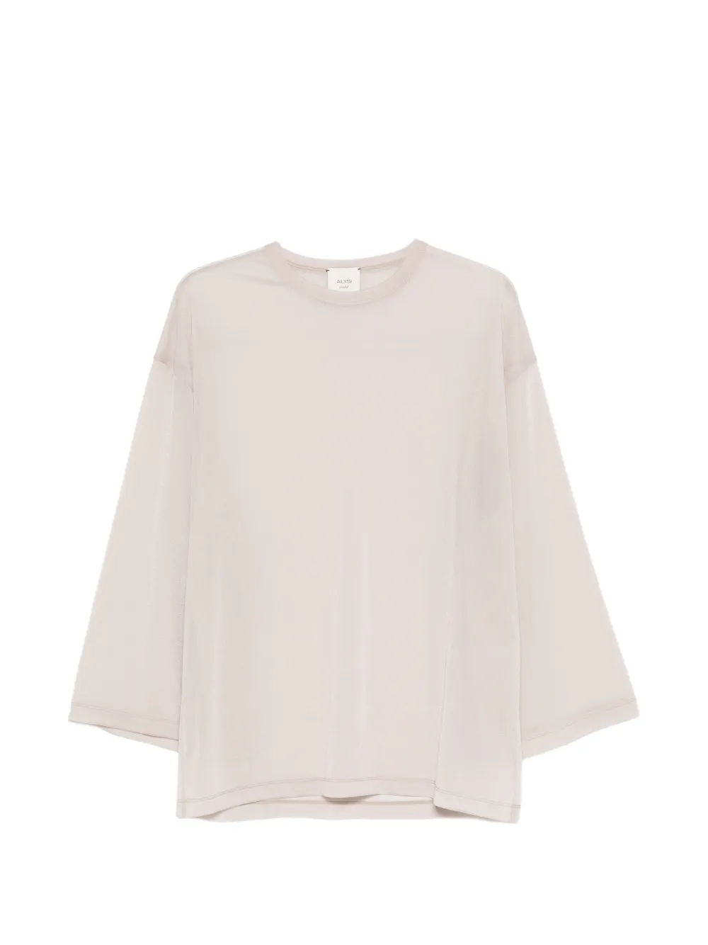 Alysi panelled long-sleeve top - Toni neutri