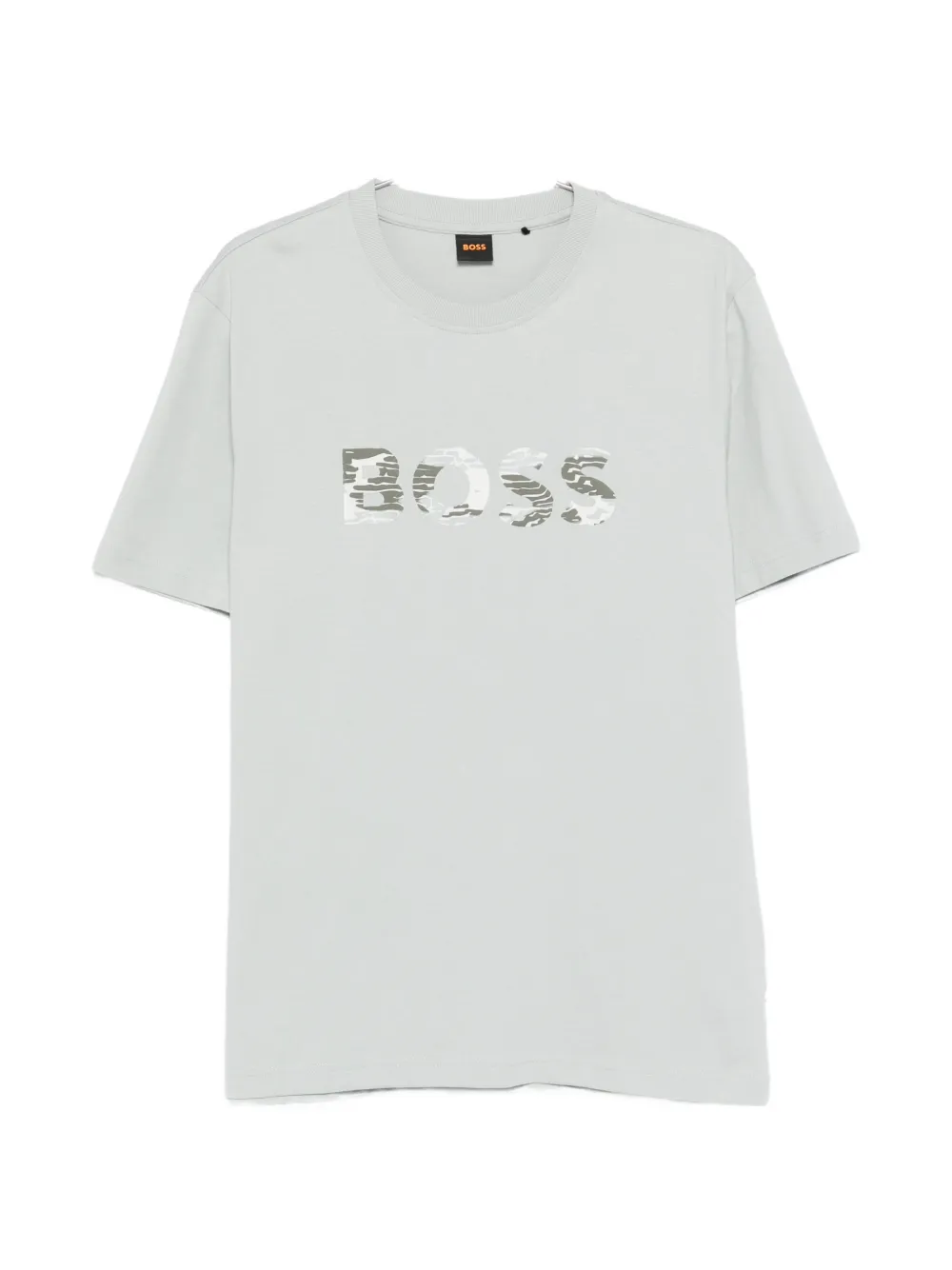 BOSS logo-detail T-shirt - Grigio