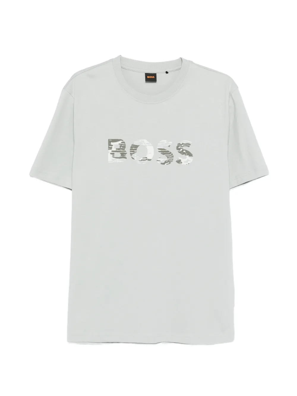 BOSS logo-detail T-shirt - Grigio