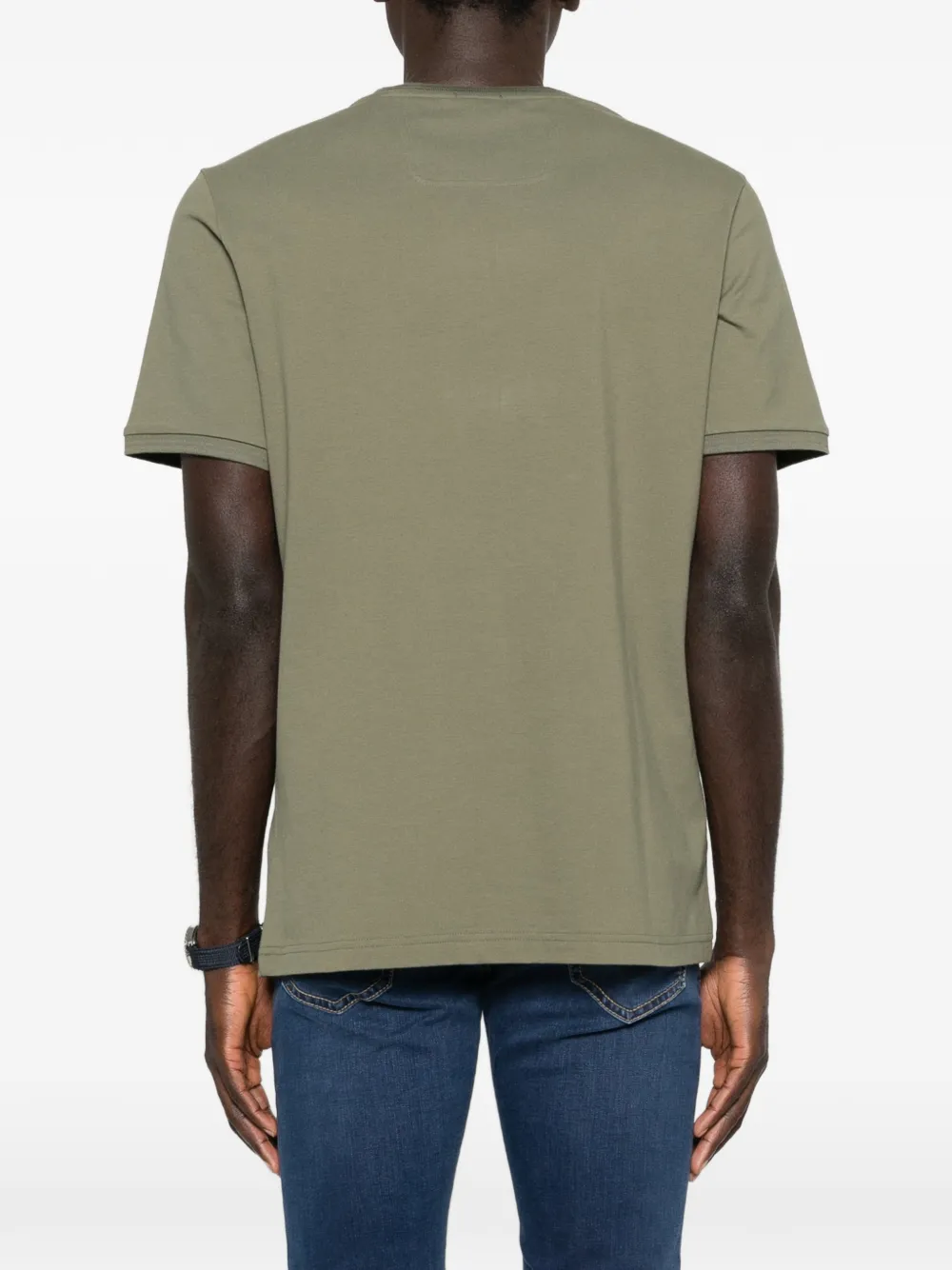 BOSS T-shirt met ronde hals Groen