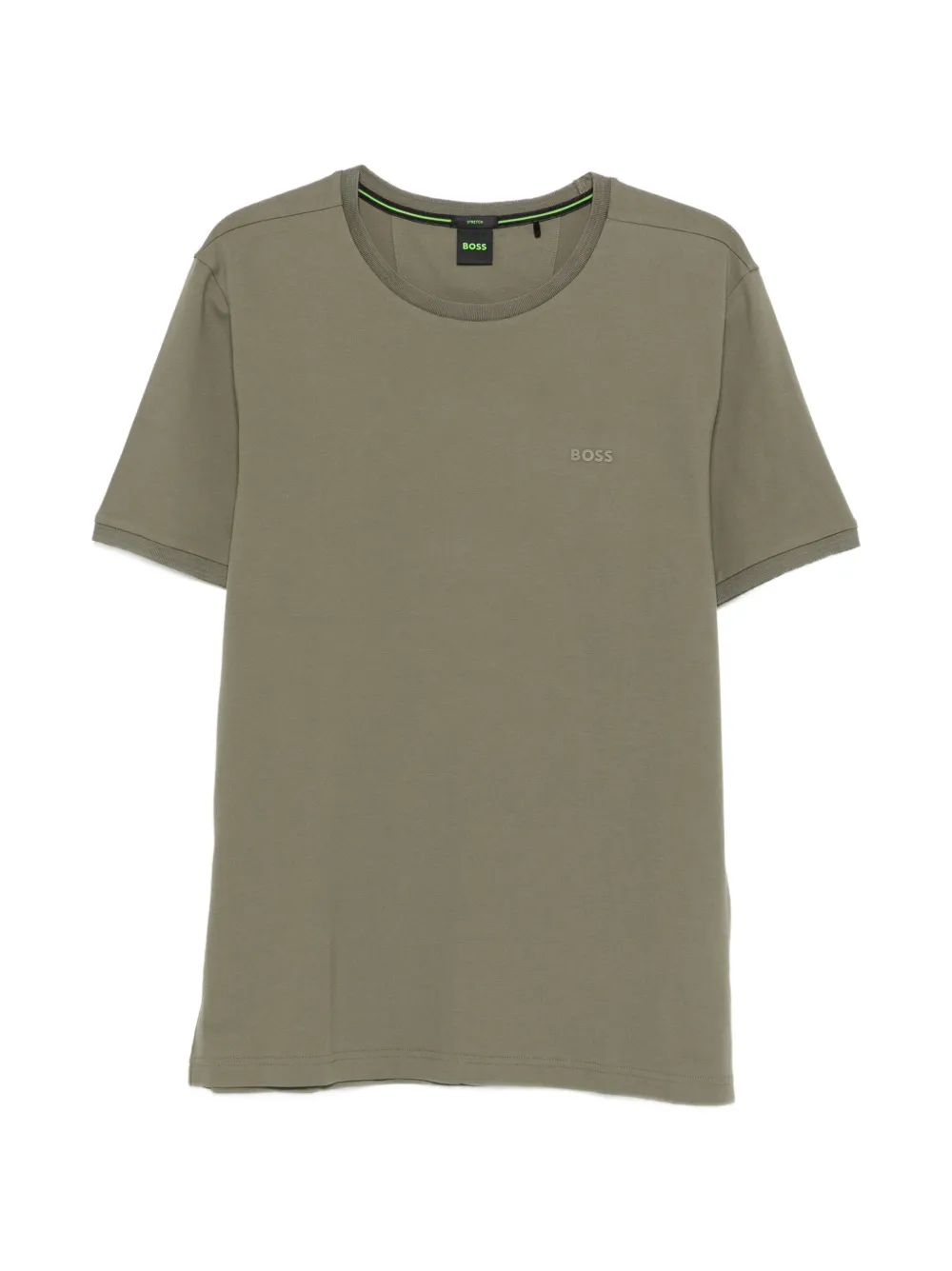 BOSS crew-neck T-shirt - Verde