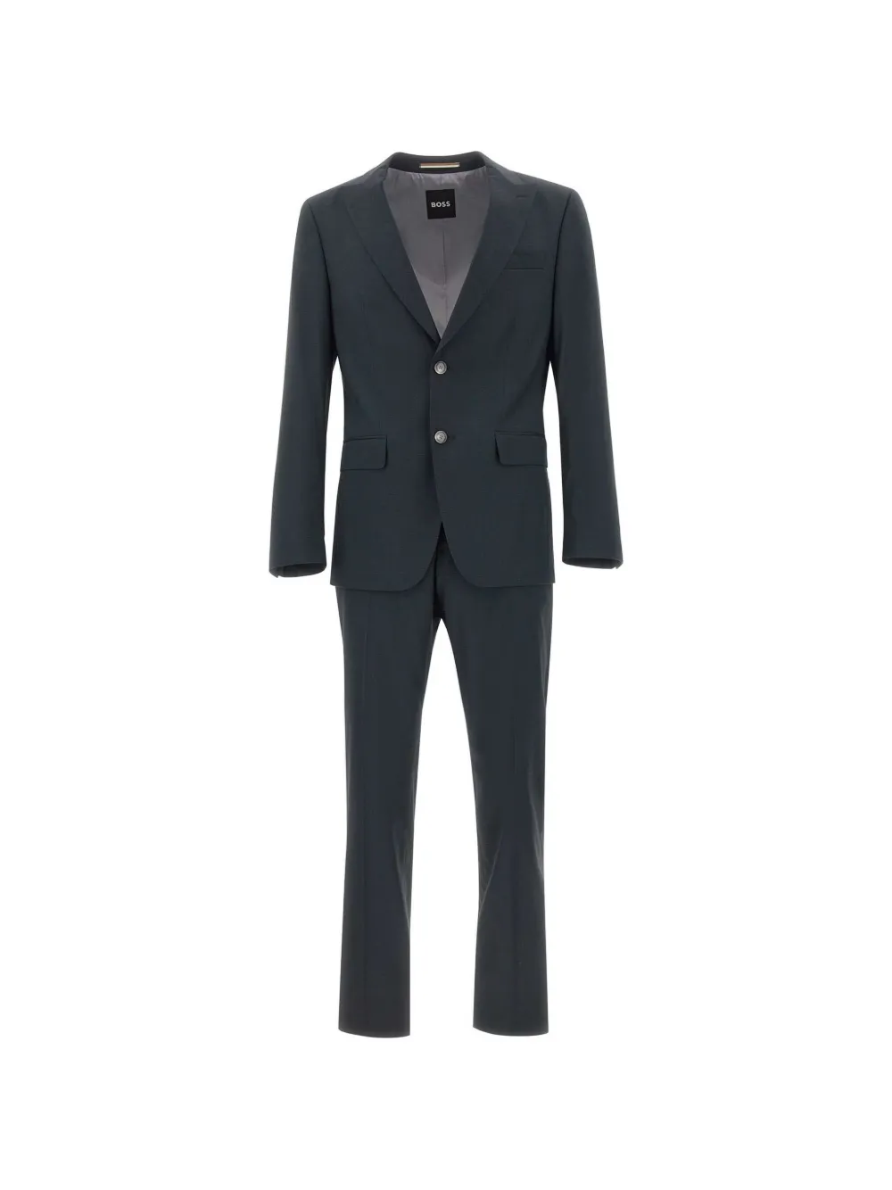 BOSS H-Huge two-button peak-lapel suit - Verde