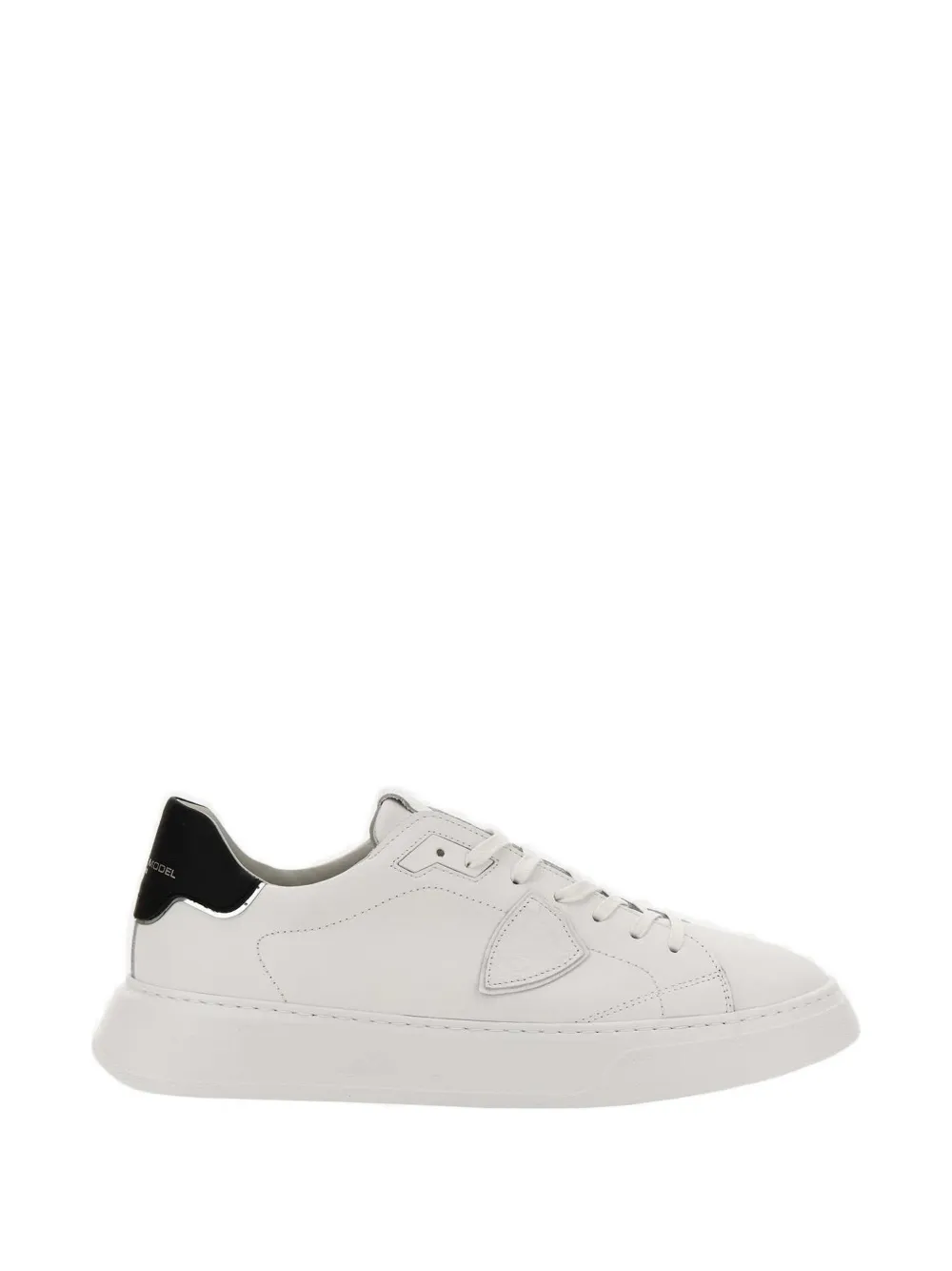 Philippe Model Paris logo-print leather sneakers Wit