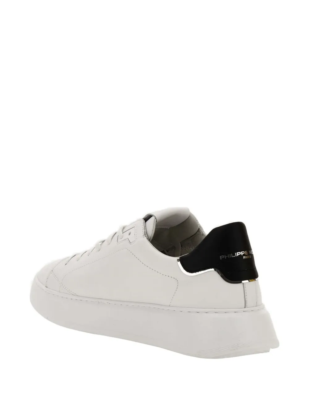 Philippe Model Paris logo-print leather sneakers Wit