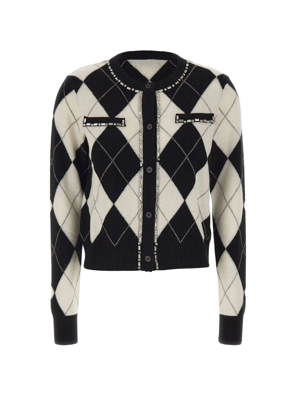 kaos stone-embellished cardigan - Nero