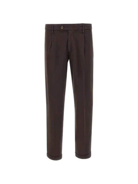 Re-Hash Mucha pleated turn-up hem chinos