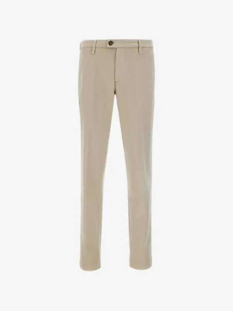 Re-Hash Mucha front-pleated slim-fit chinos