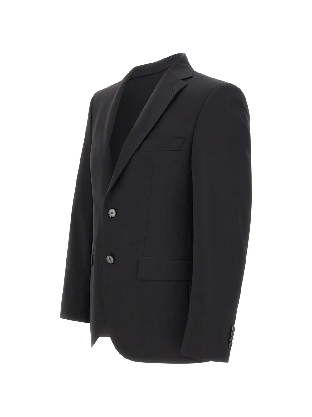 BOSS H-Harvey flap-pocket blazer - Nero