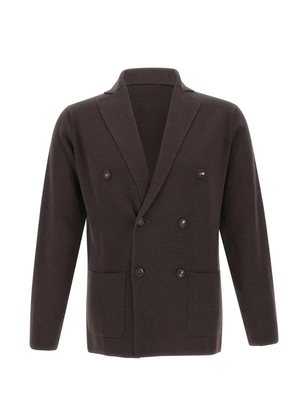 Filippo De Laurentiis brown double-breasted blazer - Marrone