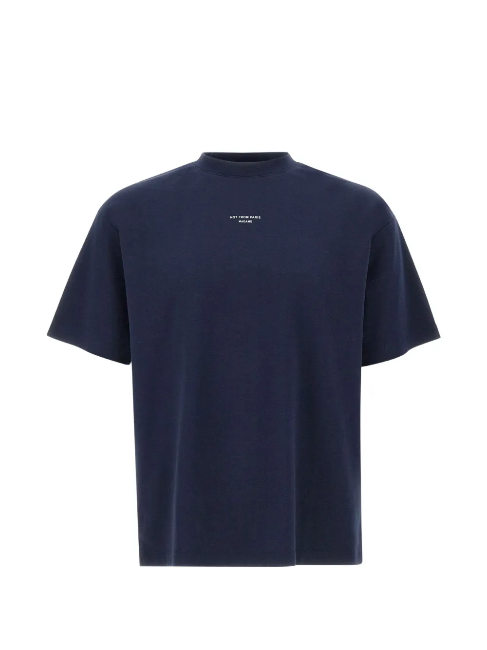 Drôle De Monsieur short-sleeve logo-print T-shirt - Blu