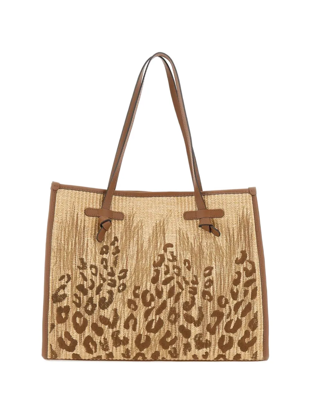 GIANNI CHIARINI leopard-print shoulder bag - Toni neutri