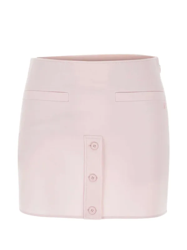 Courrèges Jupe Welt-pocket Mini Skirt in Pink