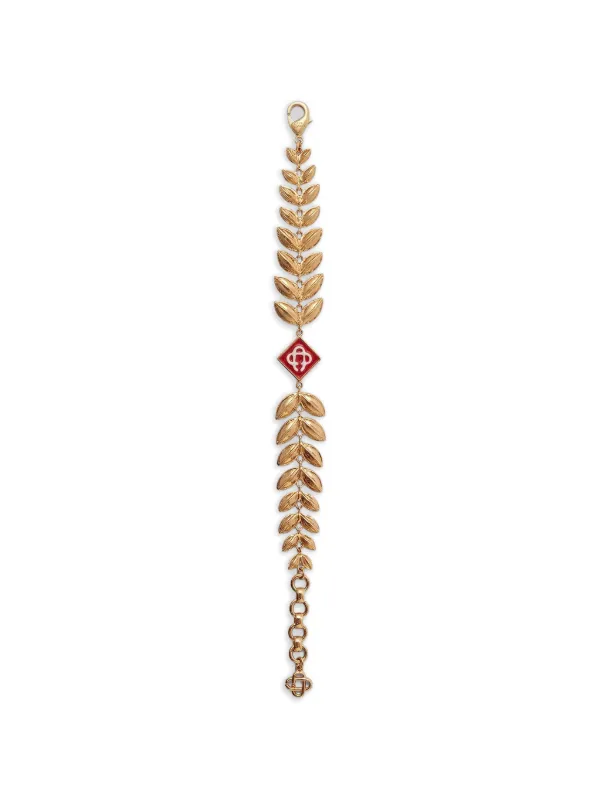 Casablanca Laurel Leaf Bracelet in Gold