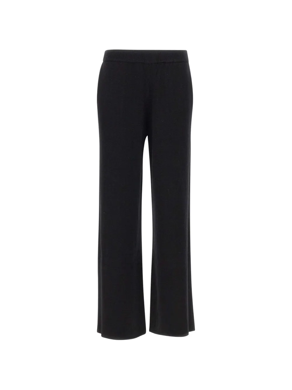 Kaos Elasticated Wide Leg Track Pants In Black