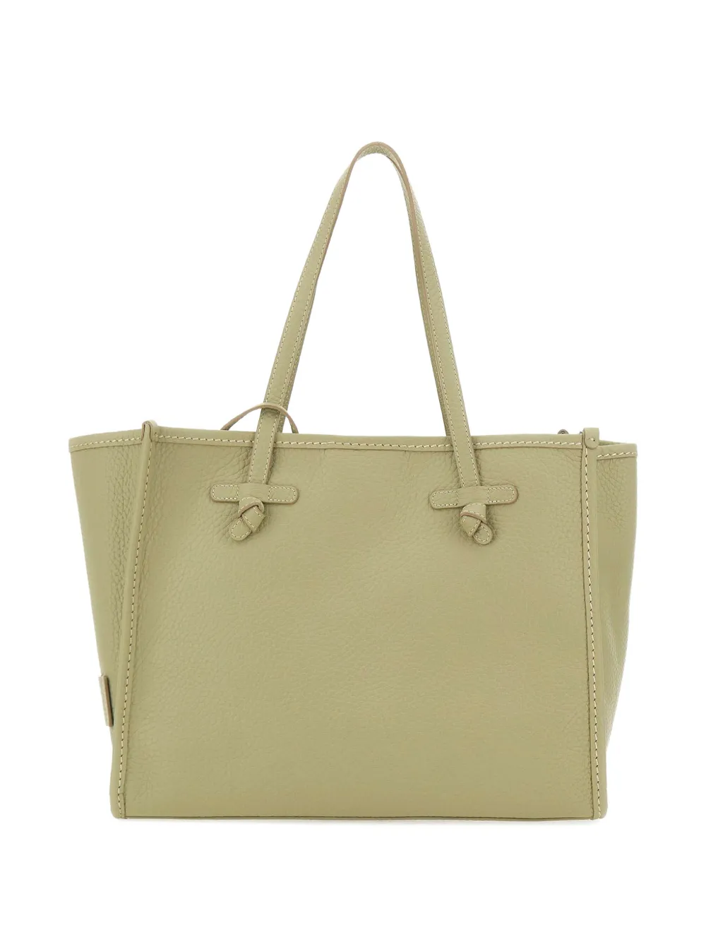 MARCELLA CLUB Marcella leather handle tote bag - Verde