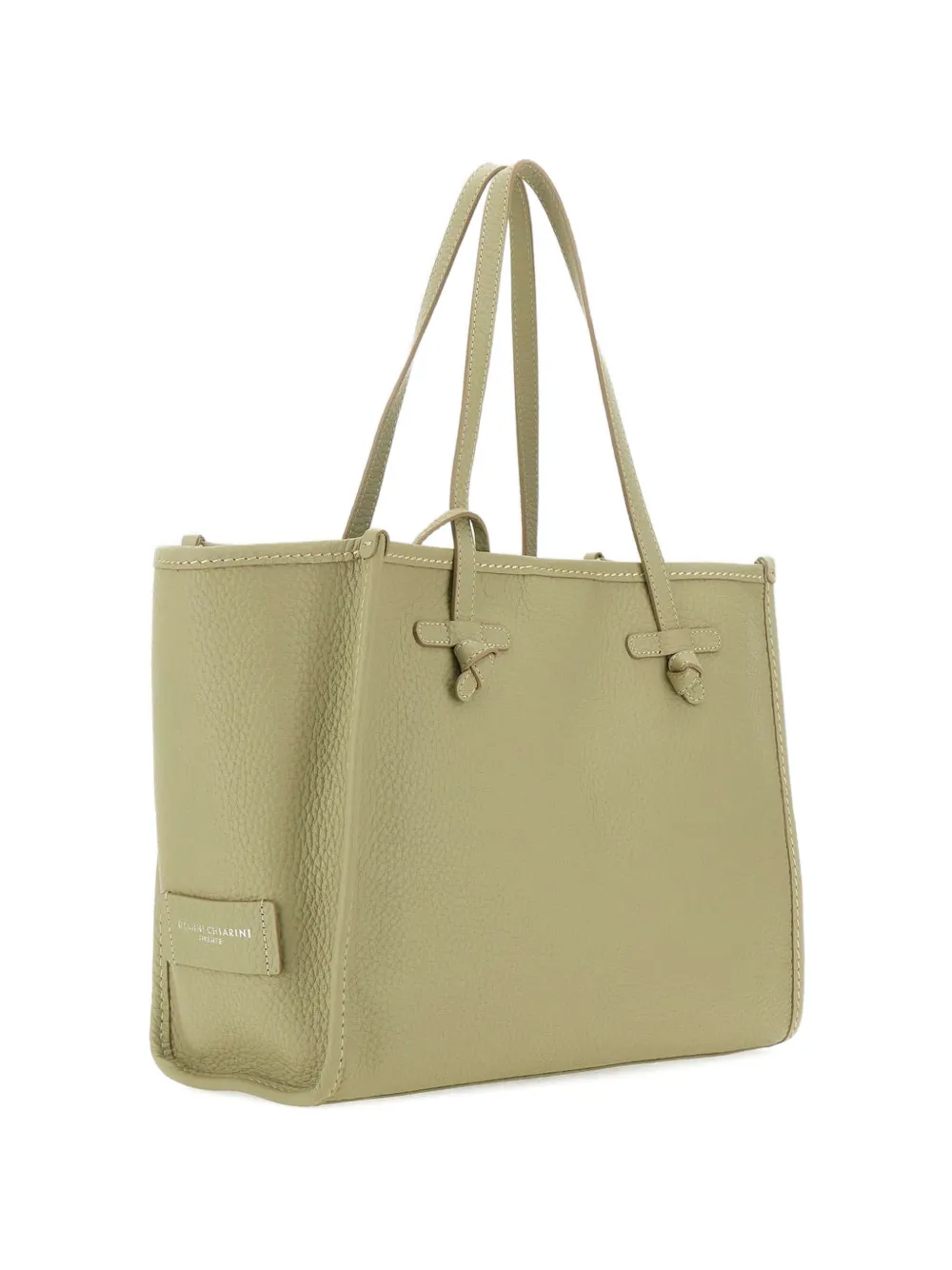  Marcella Club Marcella Leather Handle Tote Bag - Green 