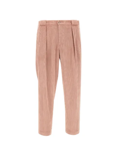 Briglia 1949 Portobellos velvet welt-pocket trousers