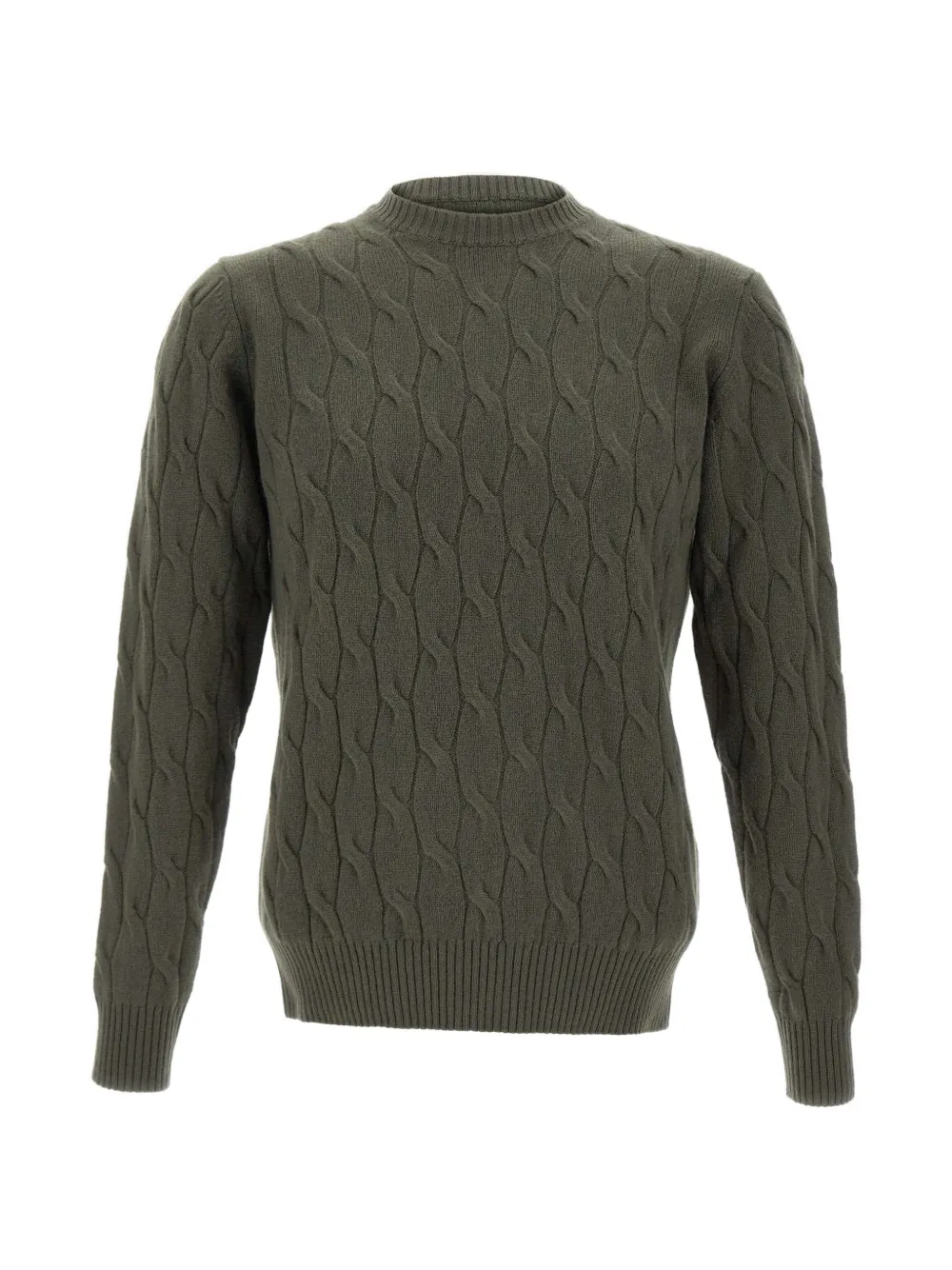 Filippo De Laurentiis cable-knit ribbed sweater - Verde