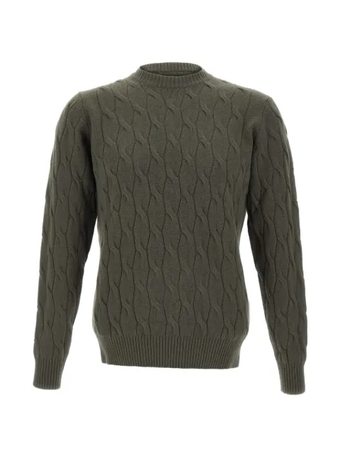 Filippo De Laurentiis cable-knit ribbed sweater