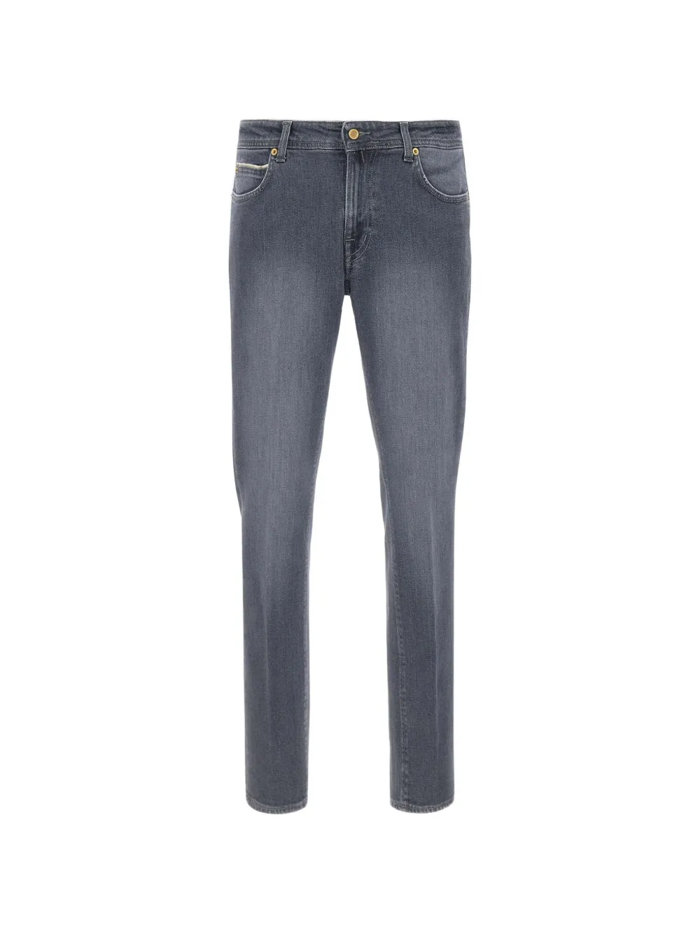 Briglia 1949 five-pocket logo-patch jeans - Grigio