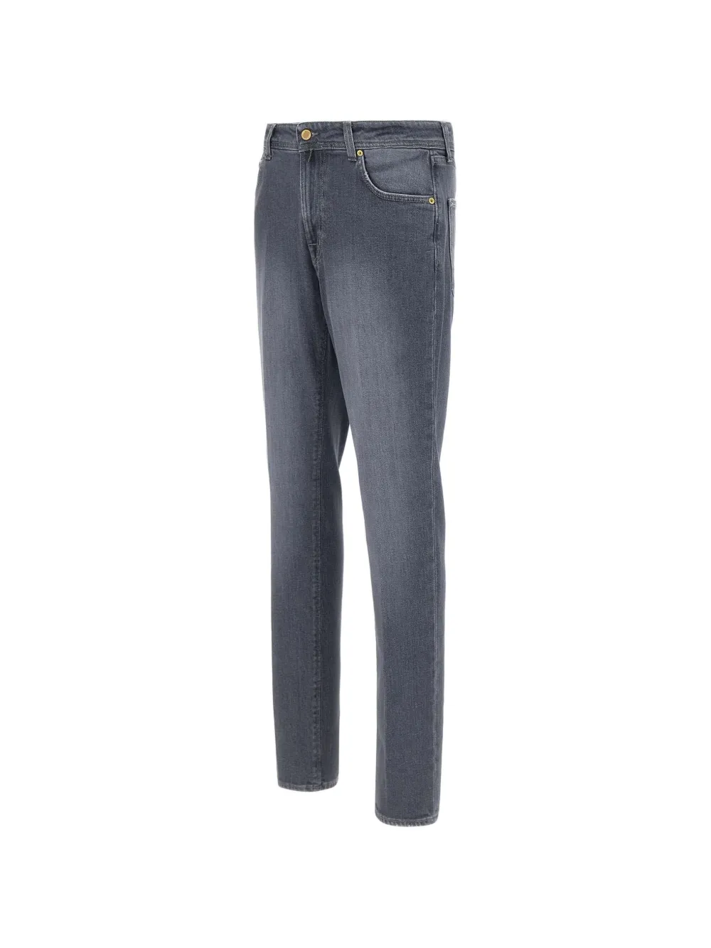  Briglia 1949 Five-pocket Logo-patch Jeans - Grey 