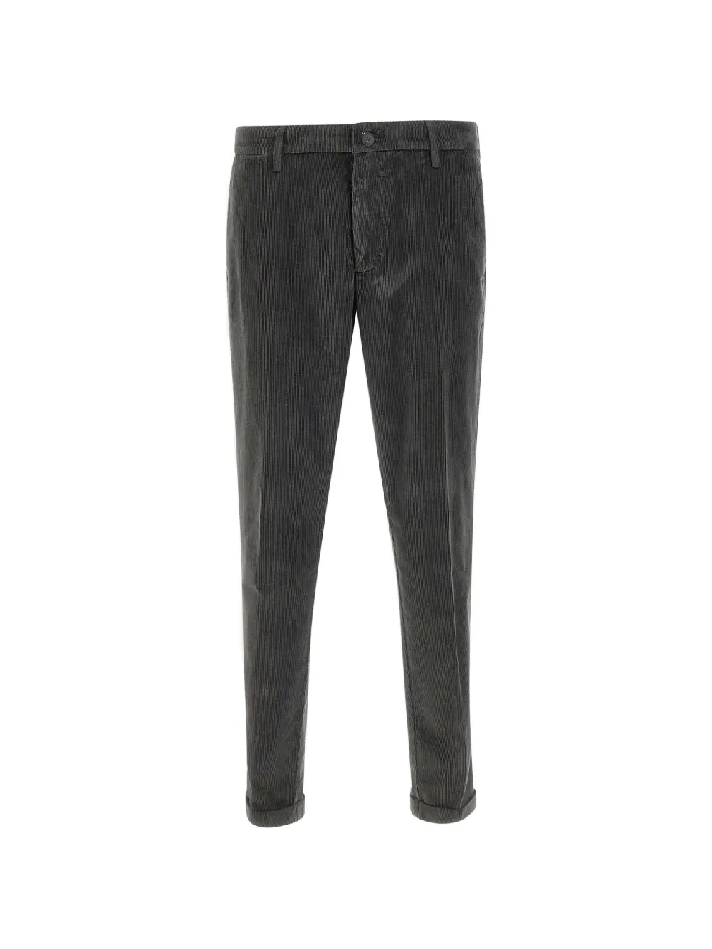 Re-Hash corduroy turn-up hem trousers - Grigio