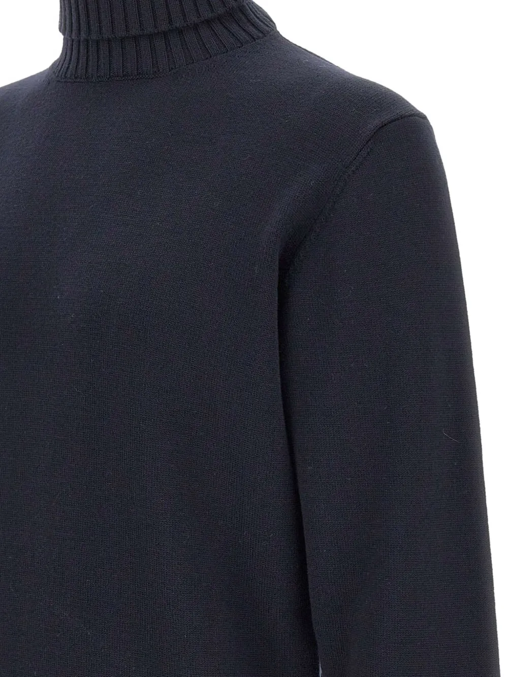 Roll-Neck Knitted Sweater