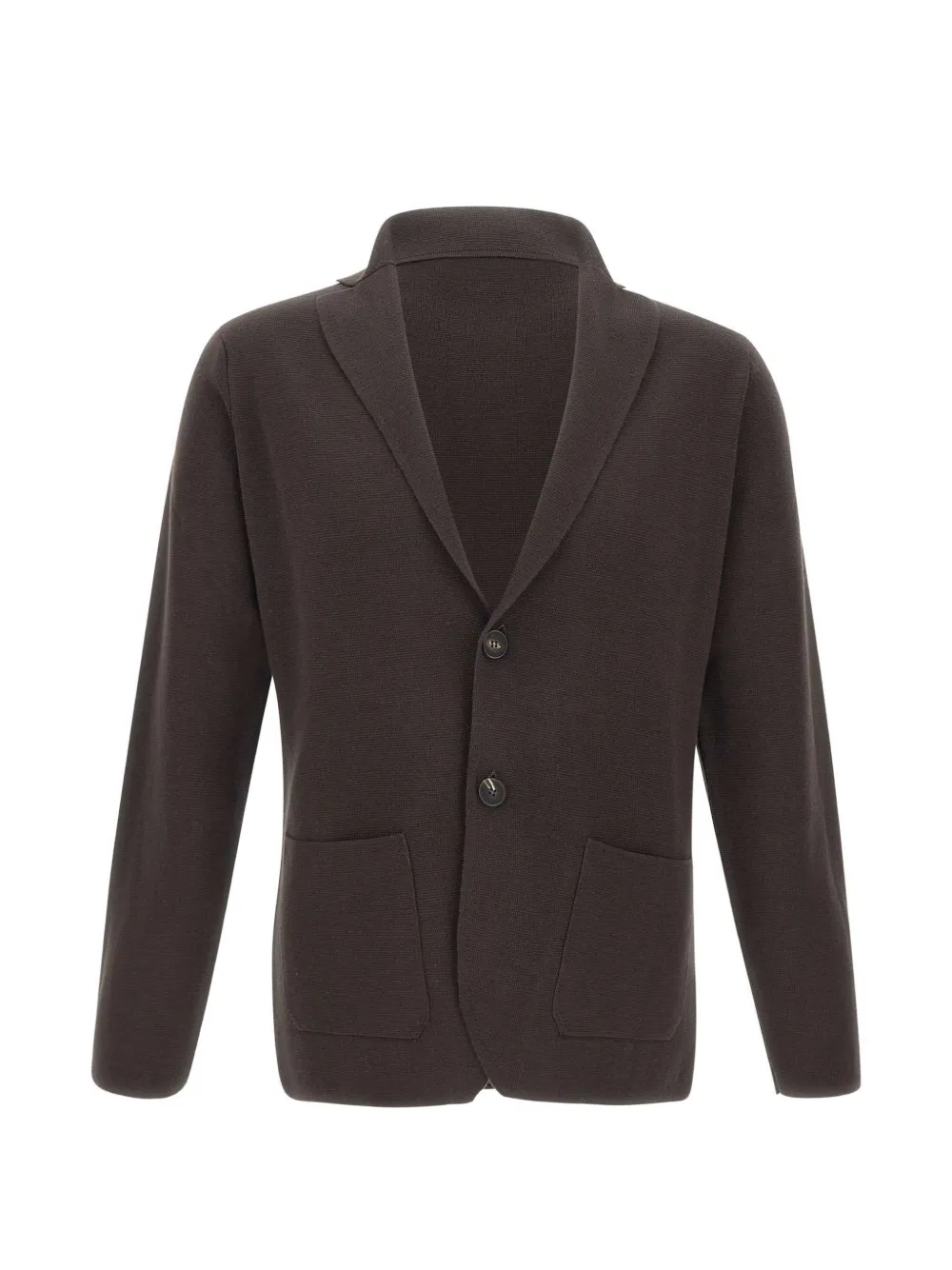 Filippo De Laurentiis buttoned wool cardigan - Marrone