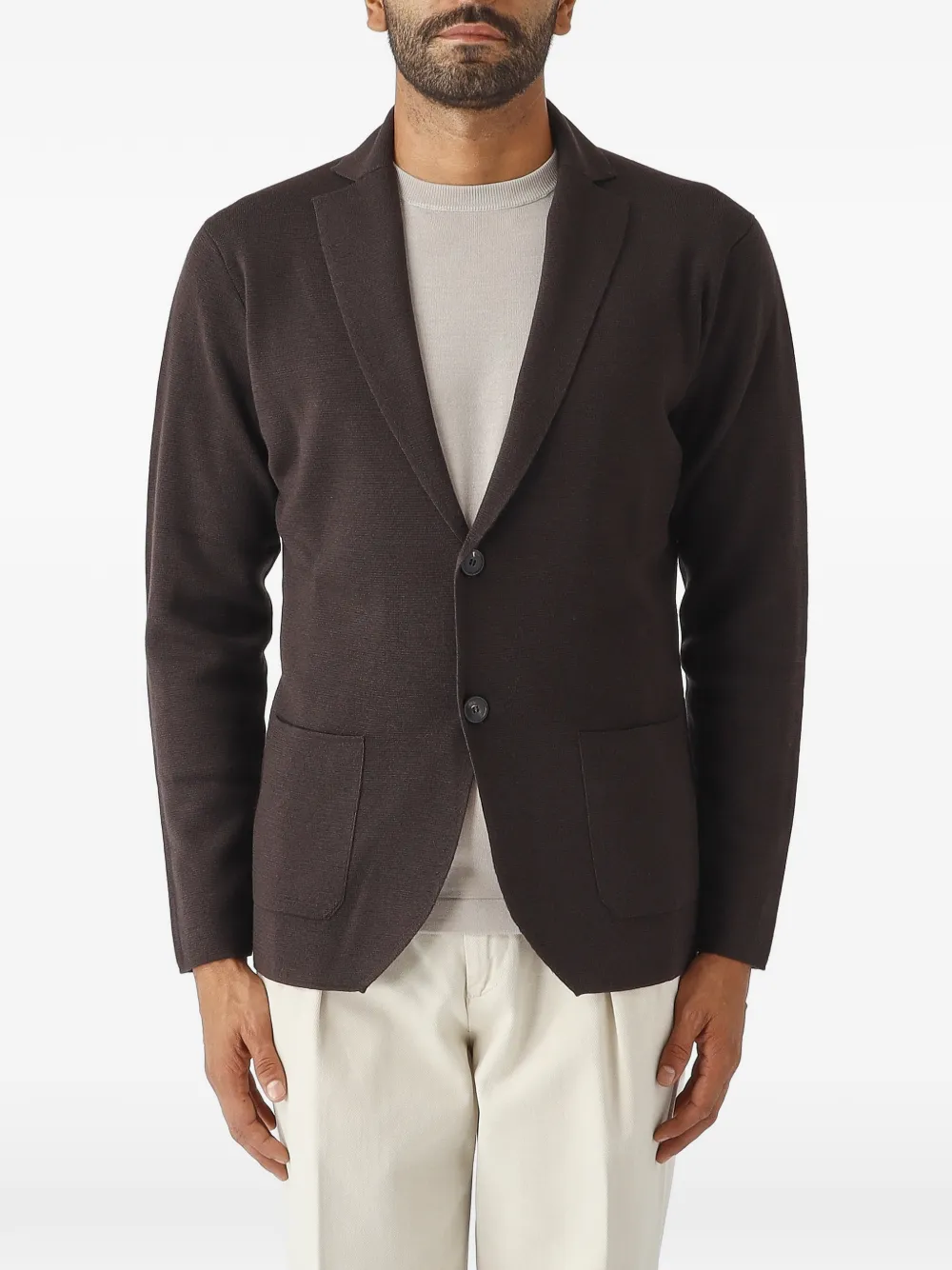 Filippo De Laurentiis Vest met knopen Bruin