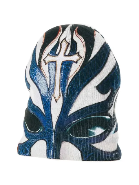 PDF mask logo-label beanie hat