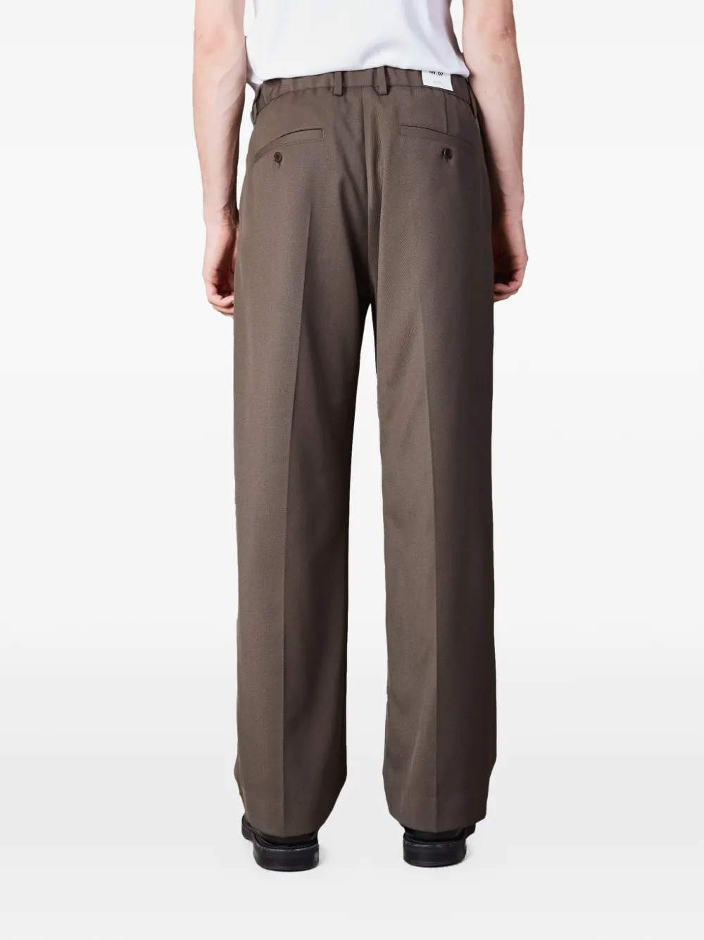 NN07 Kay geplooide broek Bruin