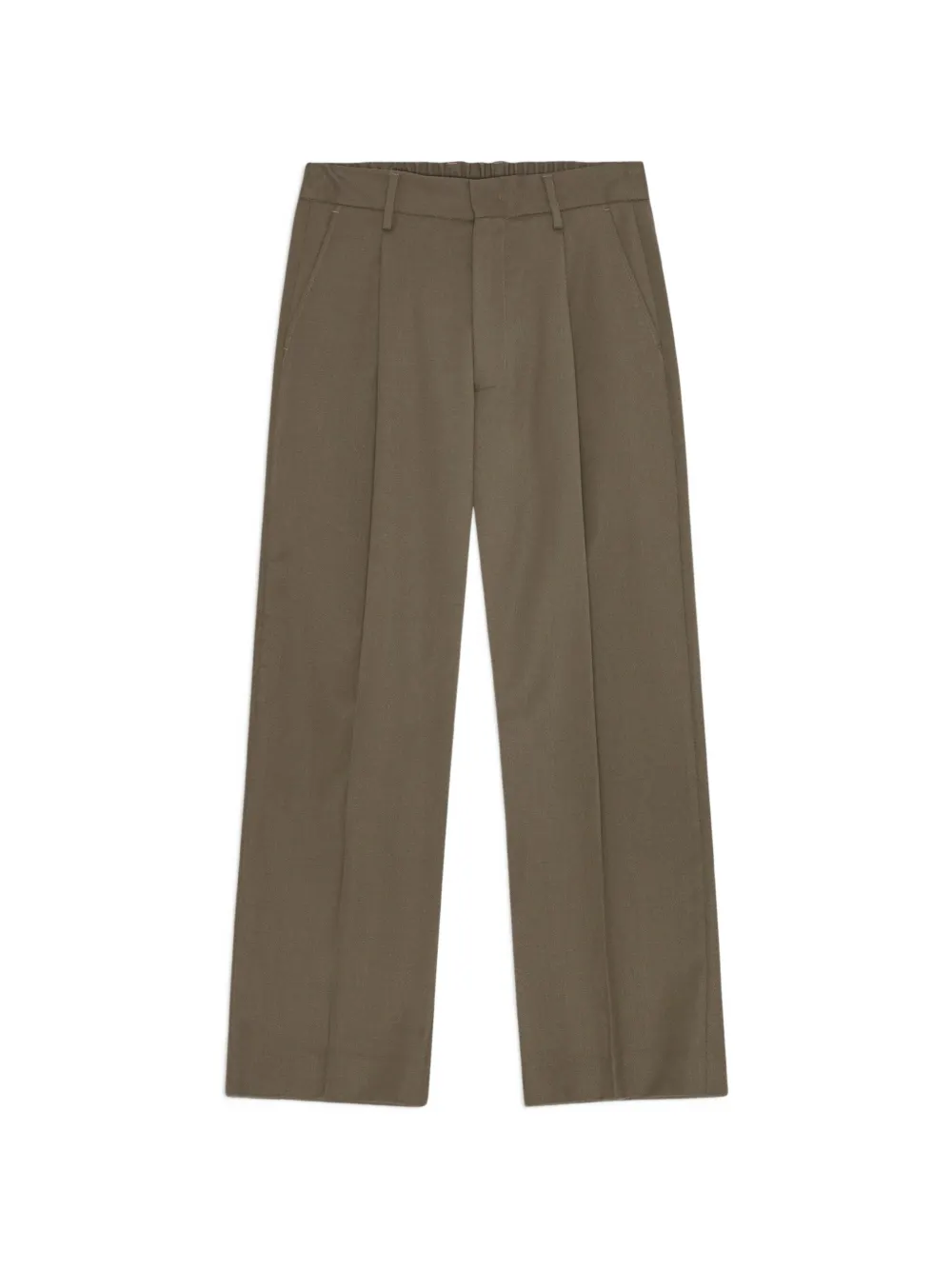 NN07 Kay pleated trousers - Marrone