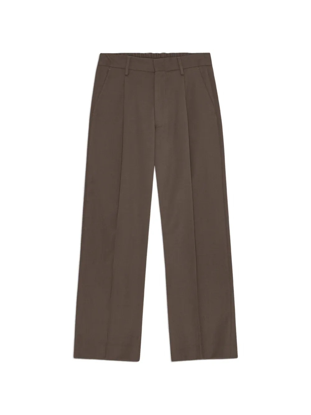 NN07 Kay pleated trousers - Marrone