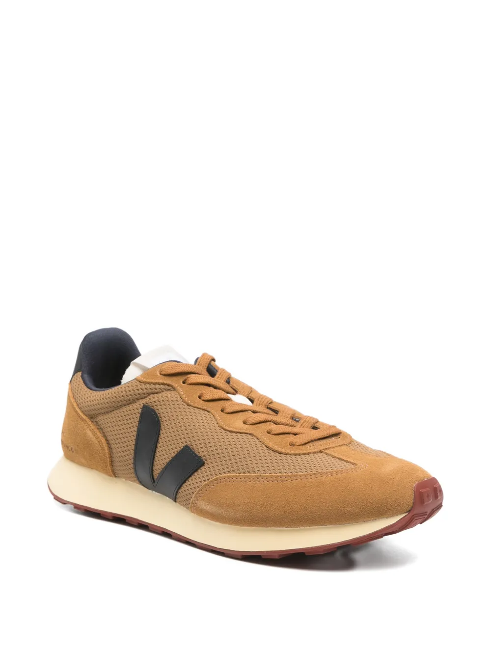 VEJA Rio Branco II sneakers met logodetail Bruin