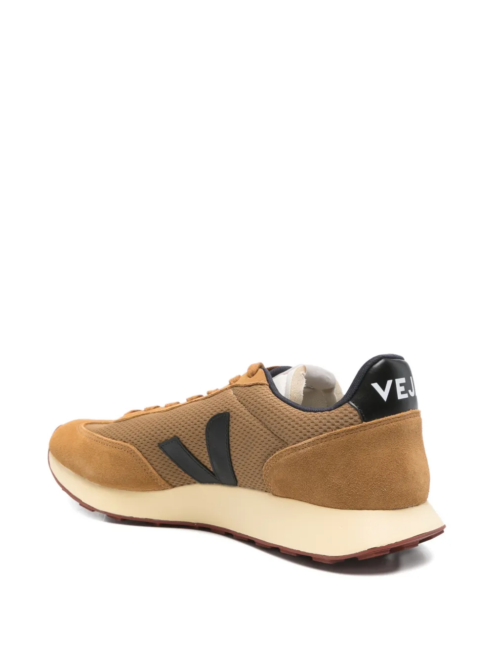 VEJA Rio Branco II sneakers met logodetail Bruin