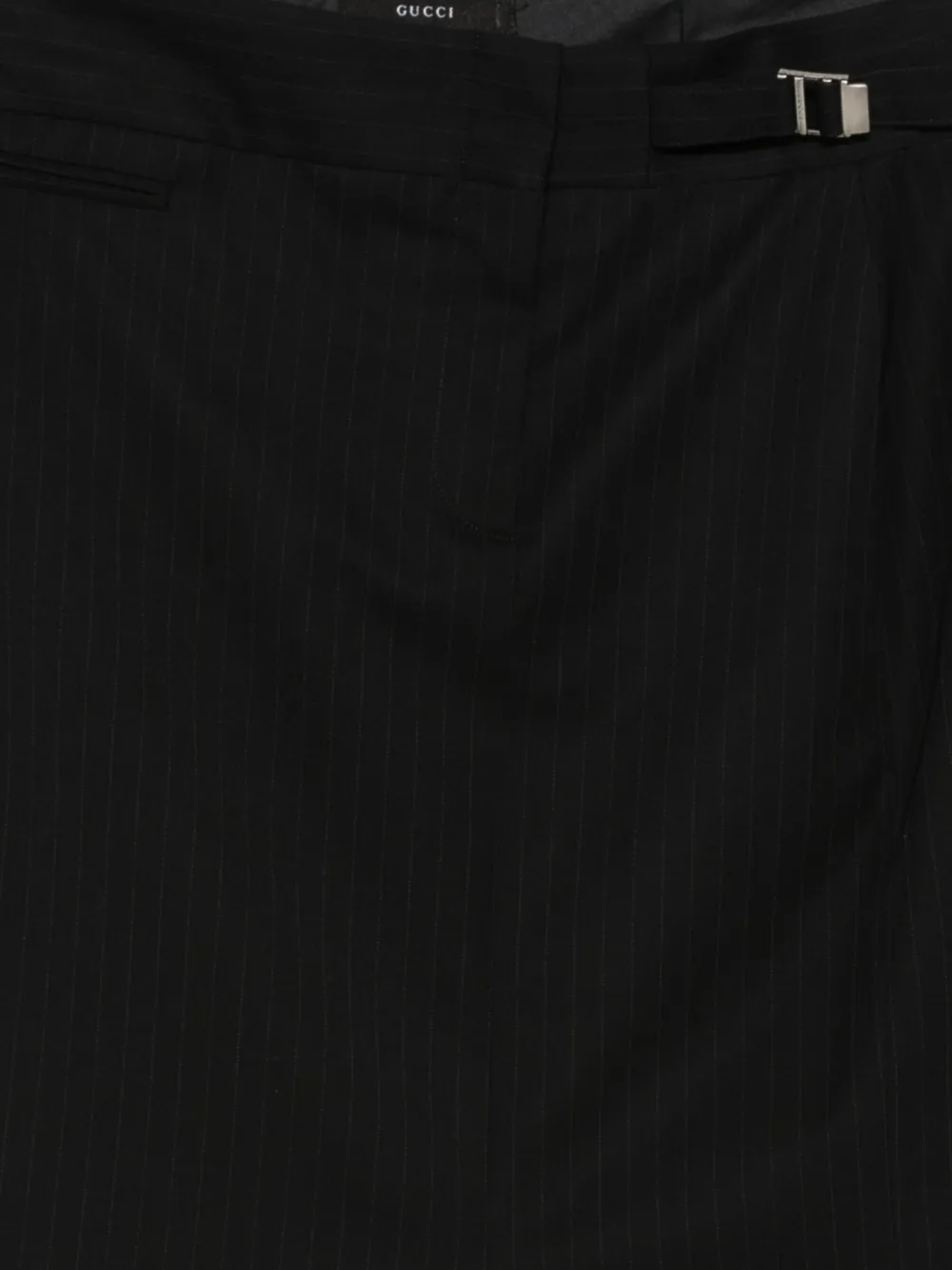 1990s Pinstriped Skirt