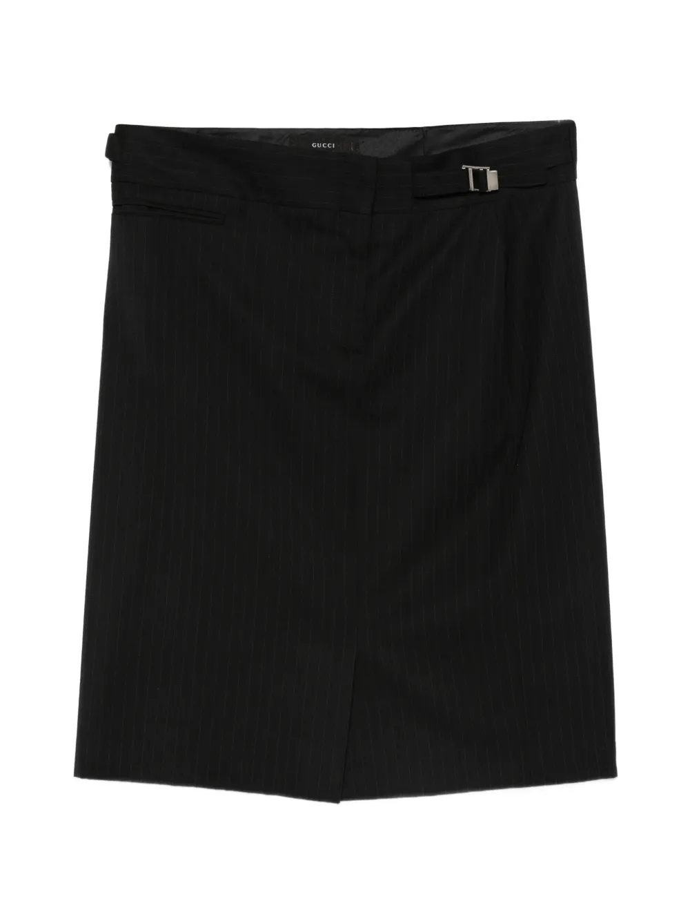 Gucci Pre-Owned Gonna gessata anni '90 - Nero