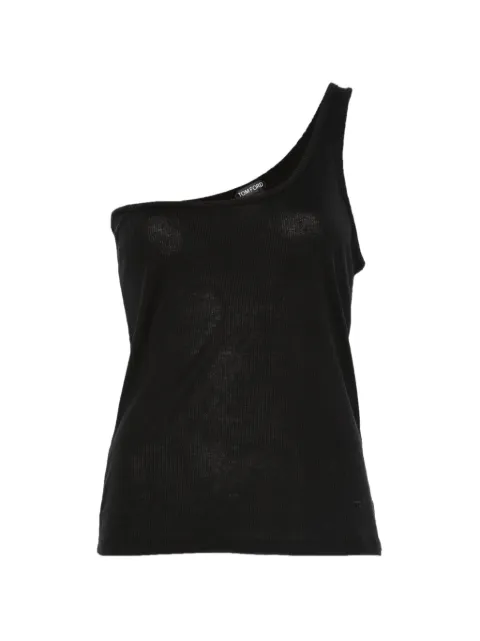 TOM FORD ribbed one-shoulder top