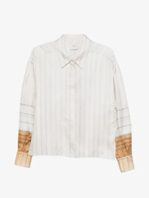 Alysi striped sleeve shirt