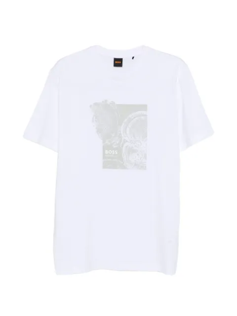 BOSS playera con estampado gráfico